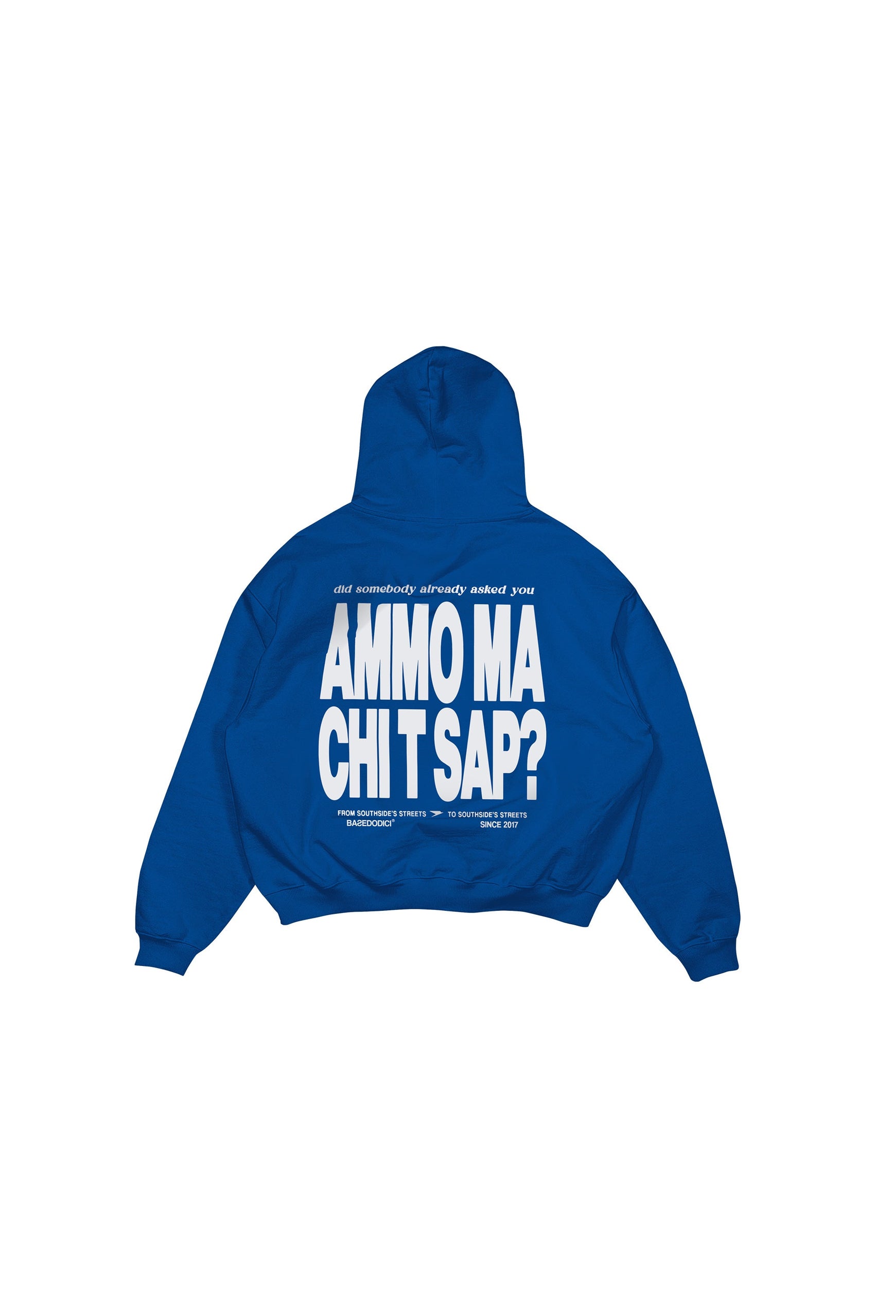 Hoodie "AMMO" CHI'T'SAP Blue Royal