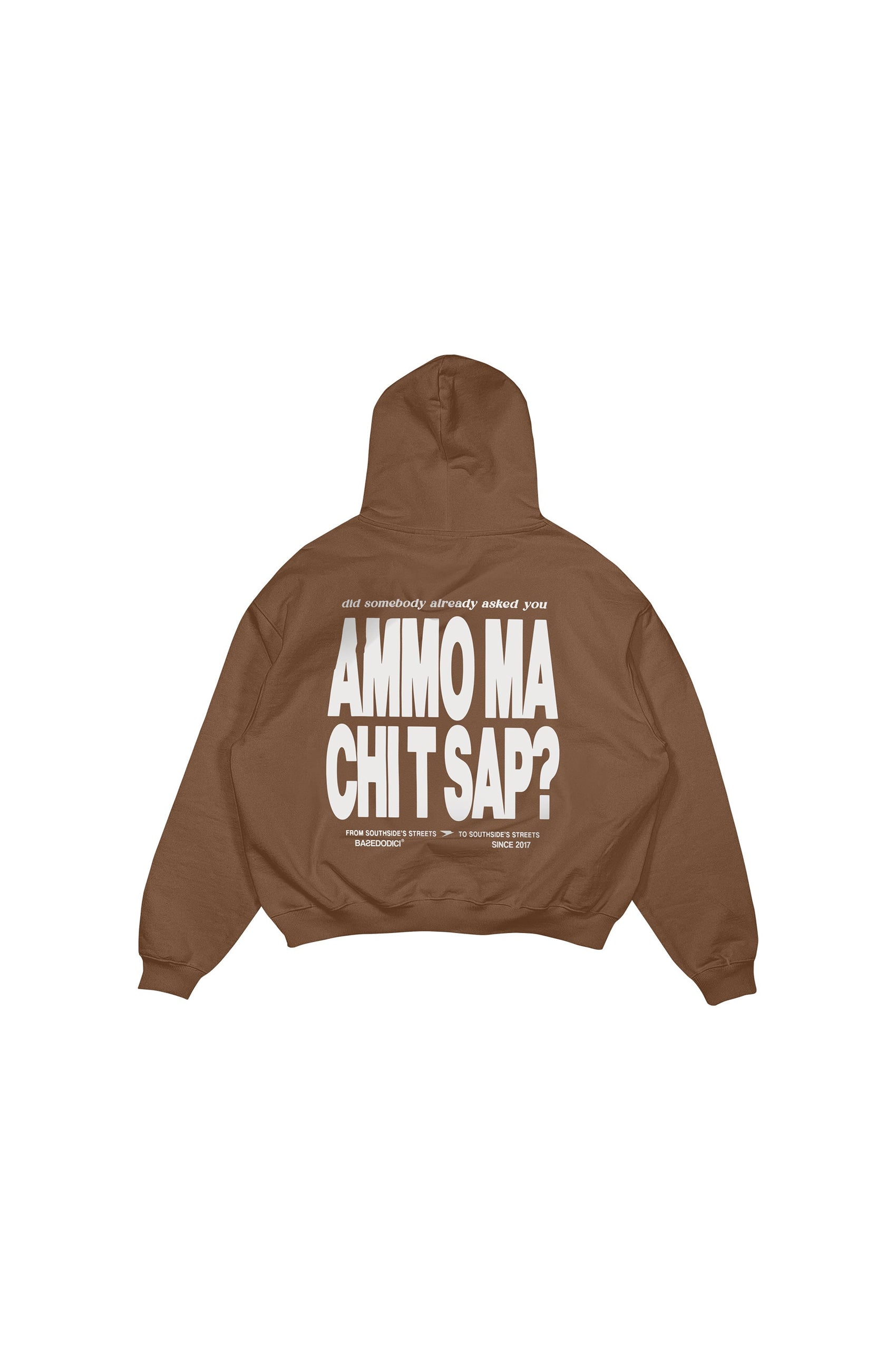 Hoodie "AMMO" CHI'T'SAP Cactus Brown