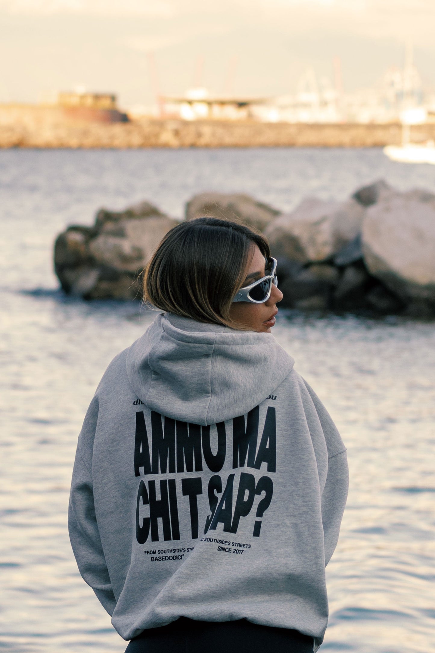 Hoodie "AMMO" CHI'T'SAP Grey