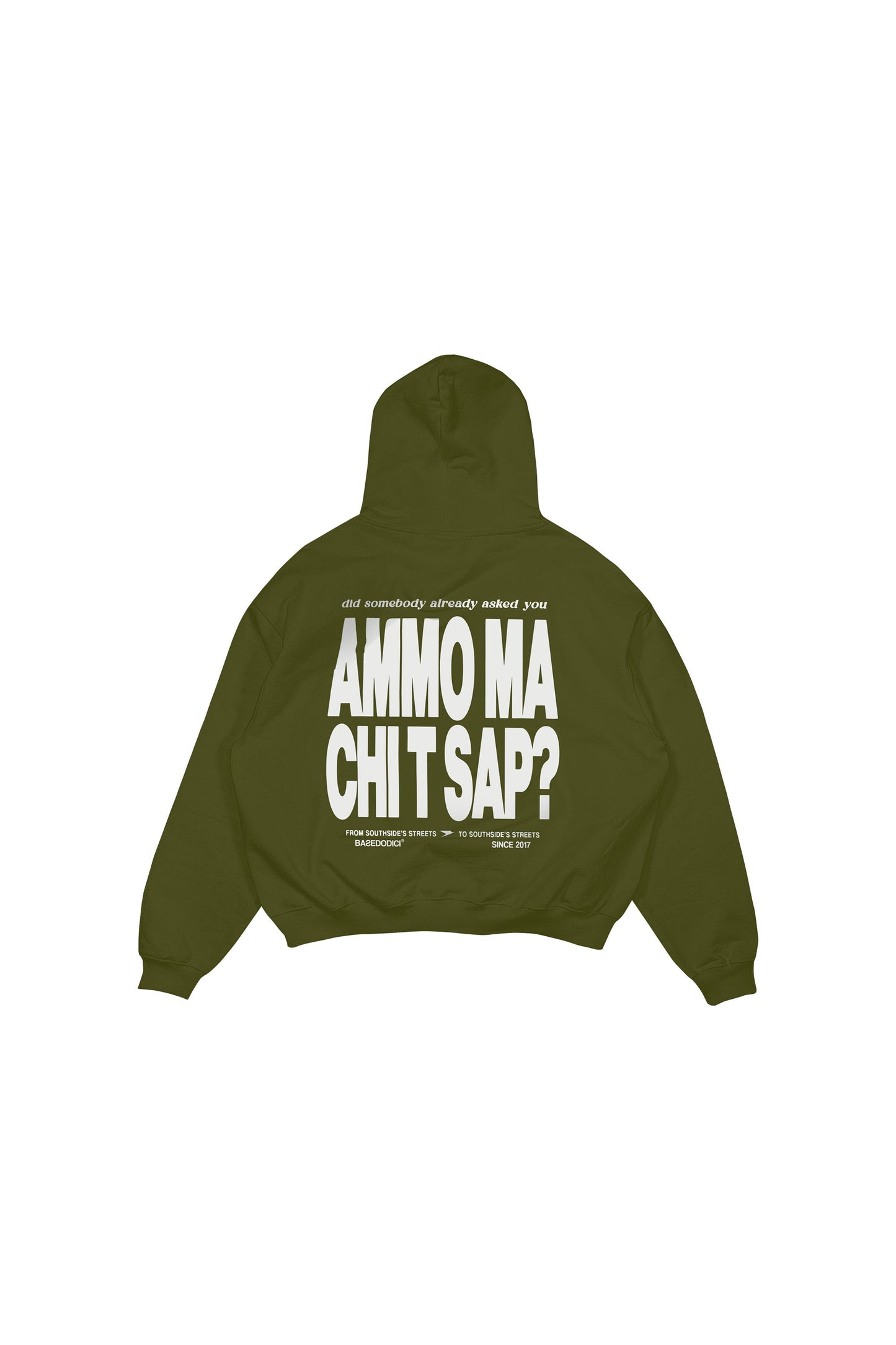 Hoodie "AMMO" CHI'T'SAP Military Green