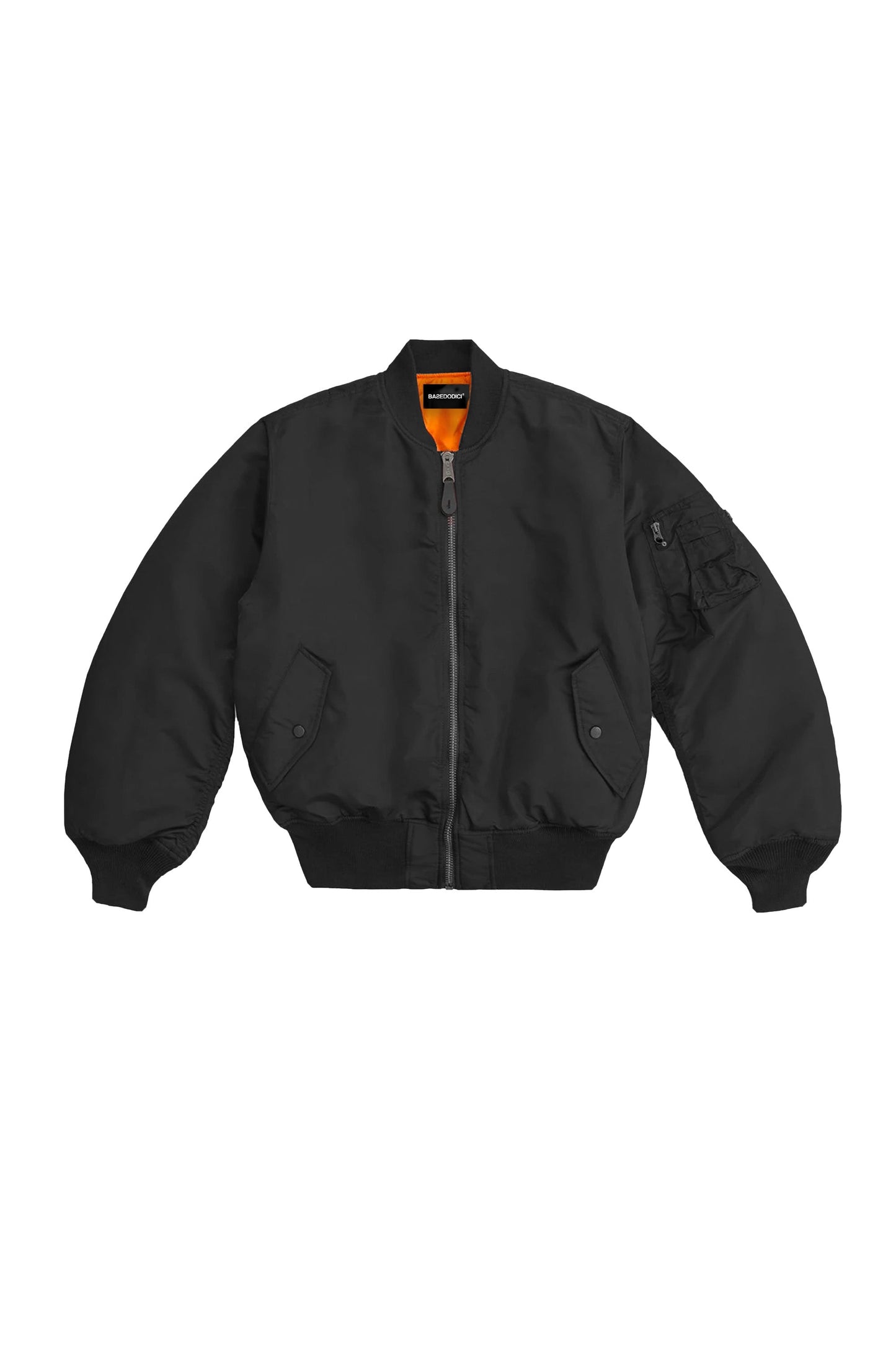 Bomber Jacket “DE LA RUE À LA RUE” Black