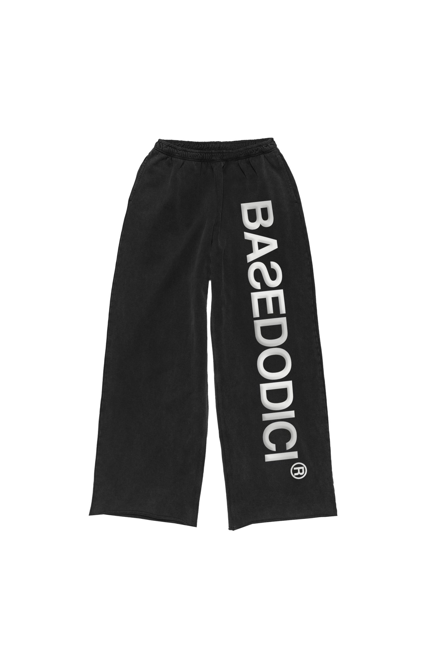 Fleece Pants “DE LA RUE À LA RUE” Black