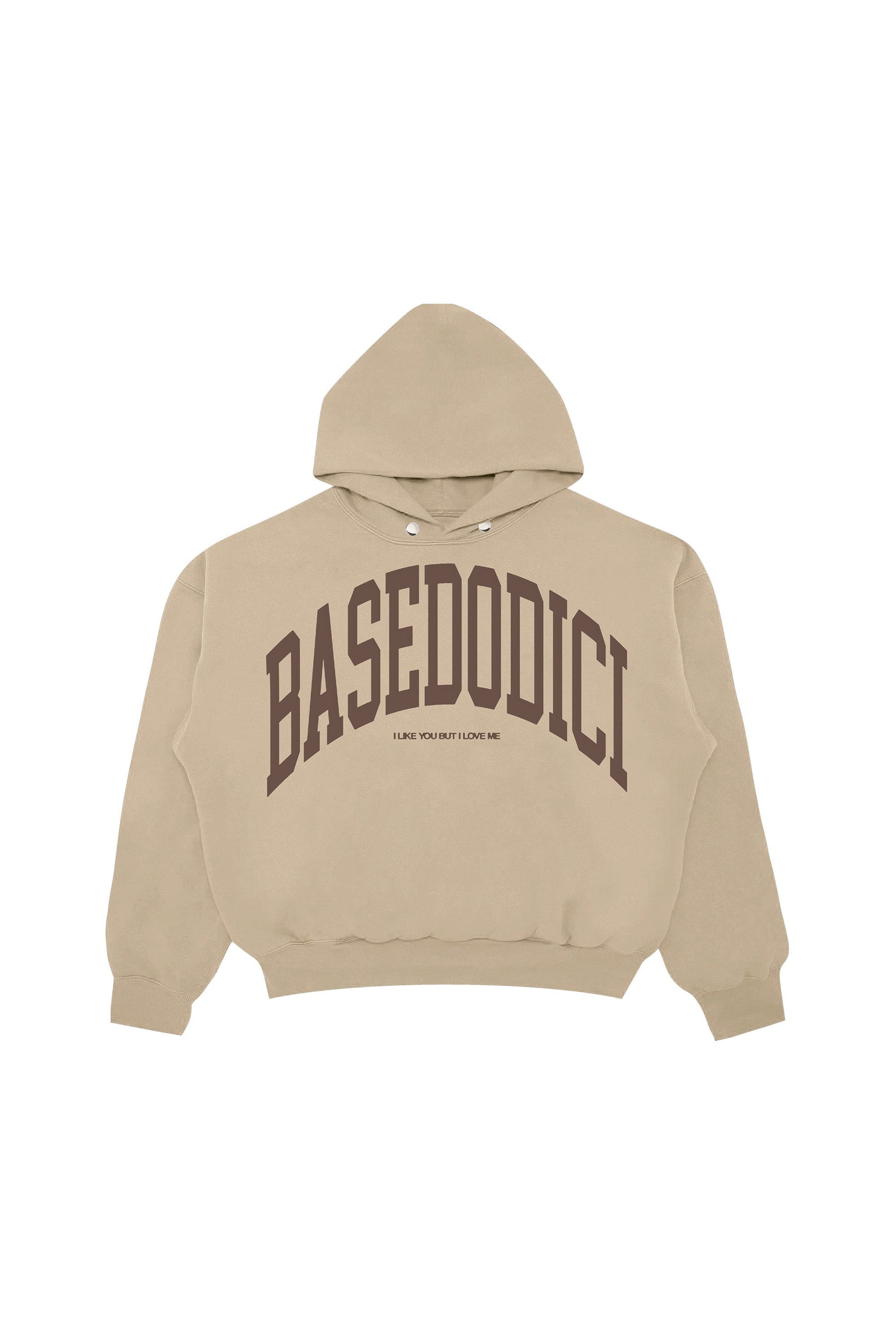 Hoodie "DE LA RUE À LA RUE" ArcLogo Beige