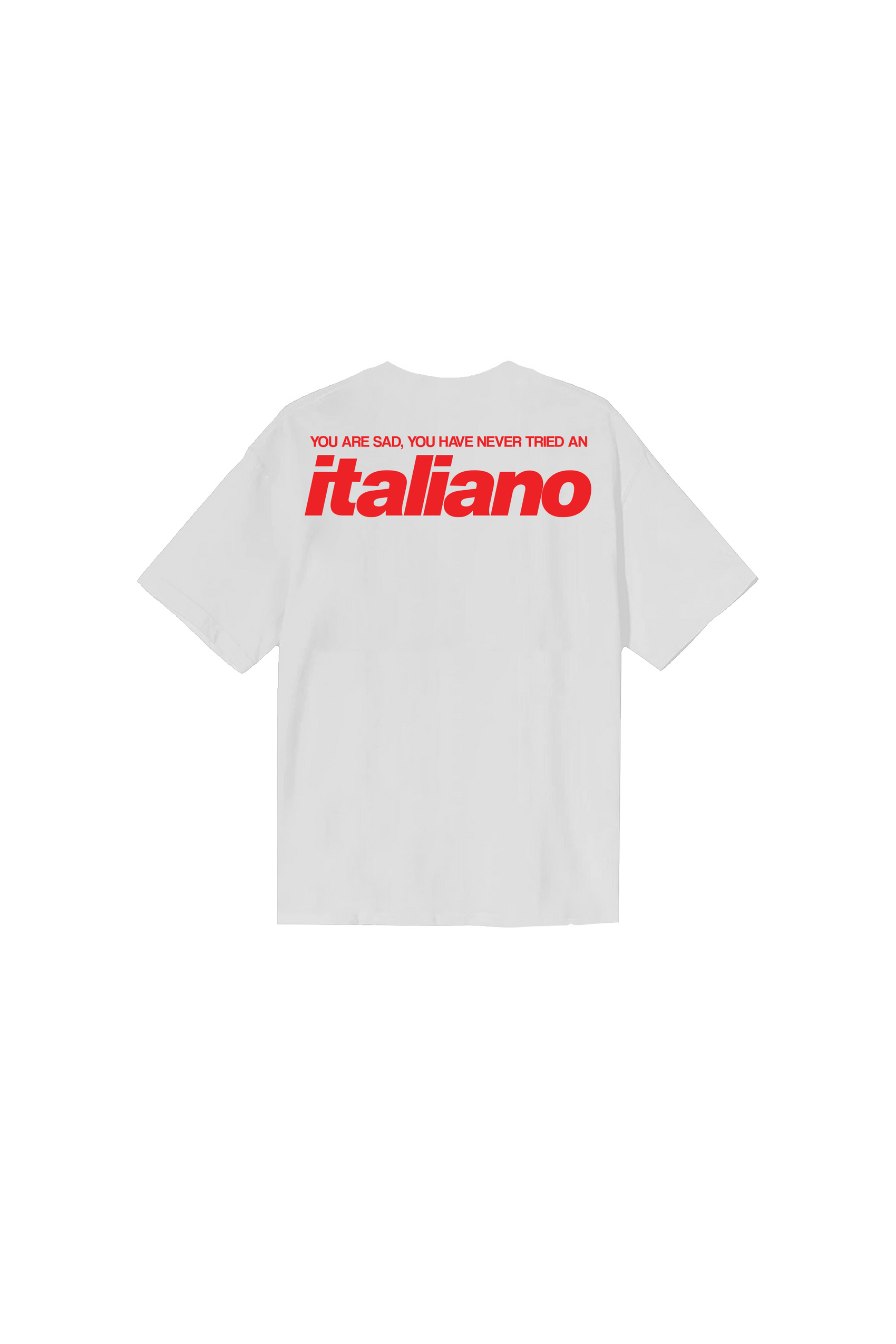 T-Shirt “FLASHCAPSULE” Italiano White