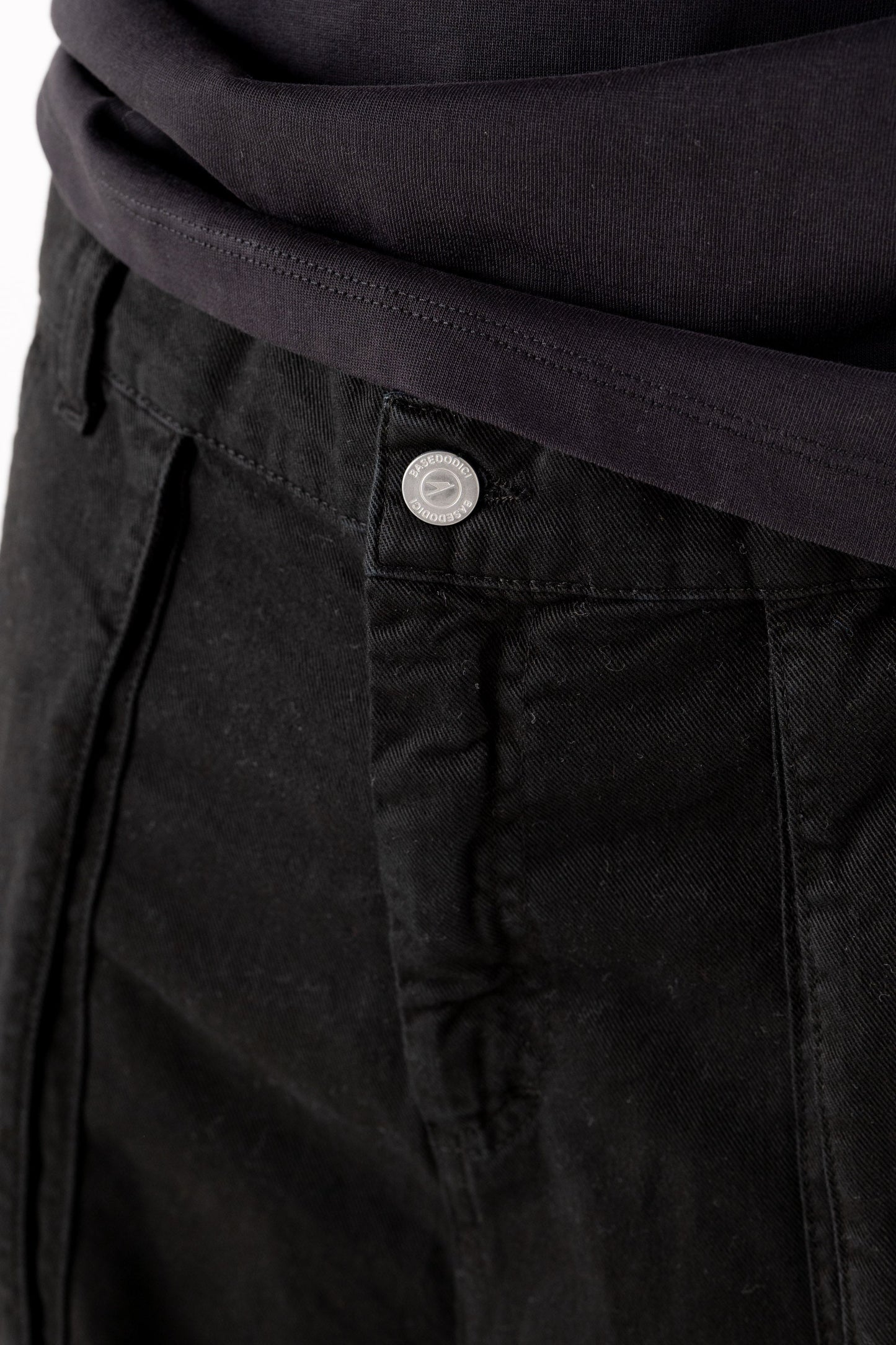 Cargo Pants “DE LA RUE À LA RUE” TheBasic Black