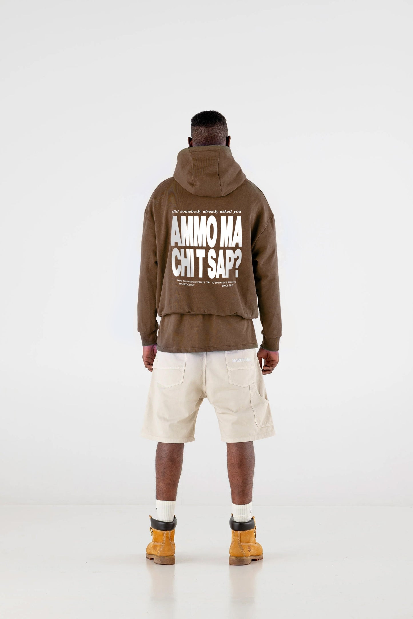 Hoodie "AMMO" CHI'T'SAP Cactus Brown