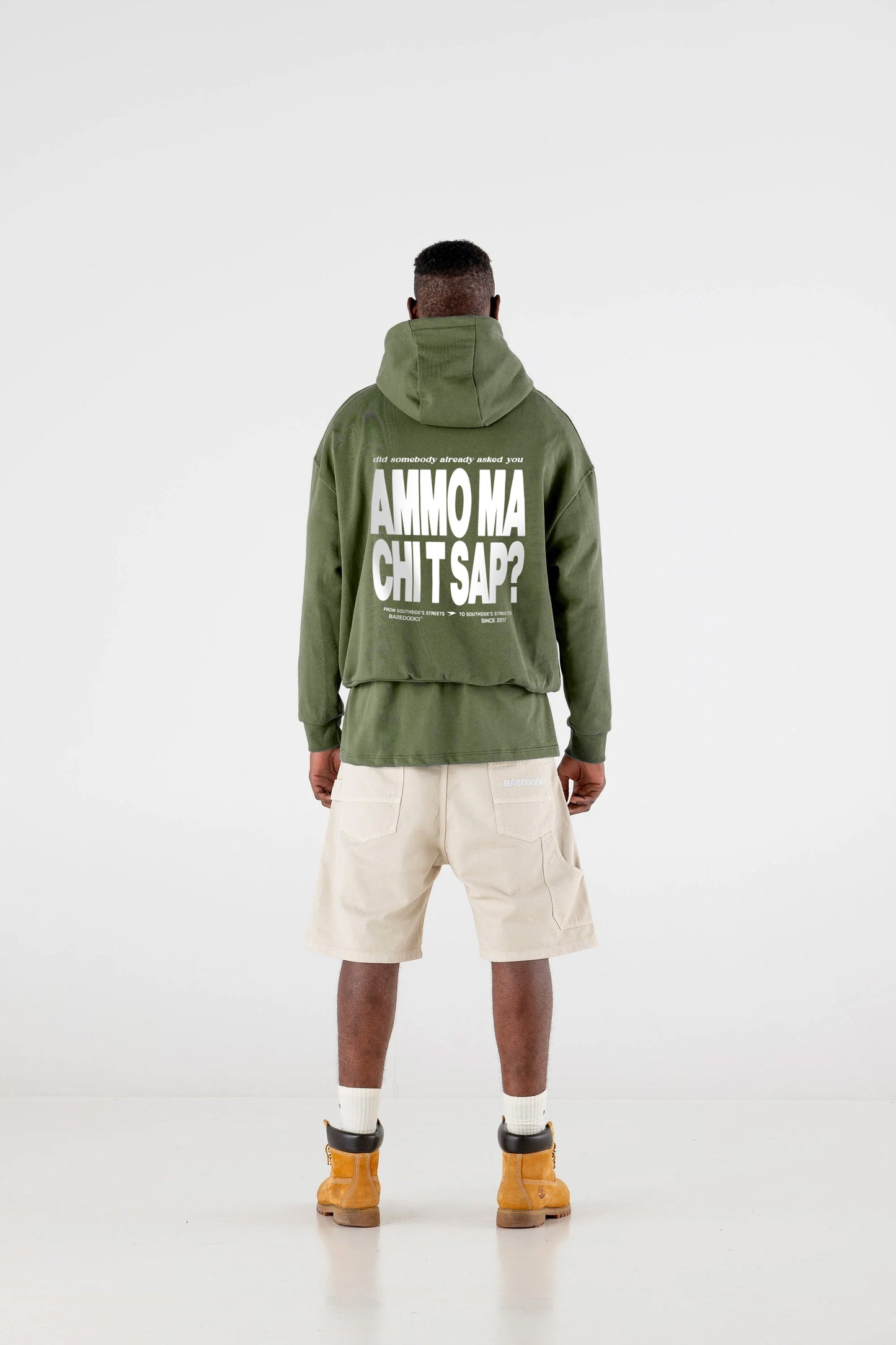 Hoodie "AMMO" CHI'T'SAP Military Green