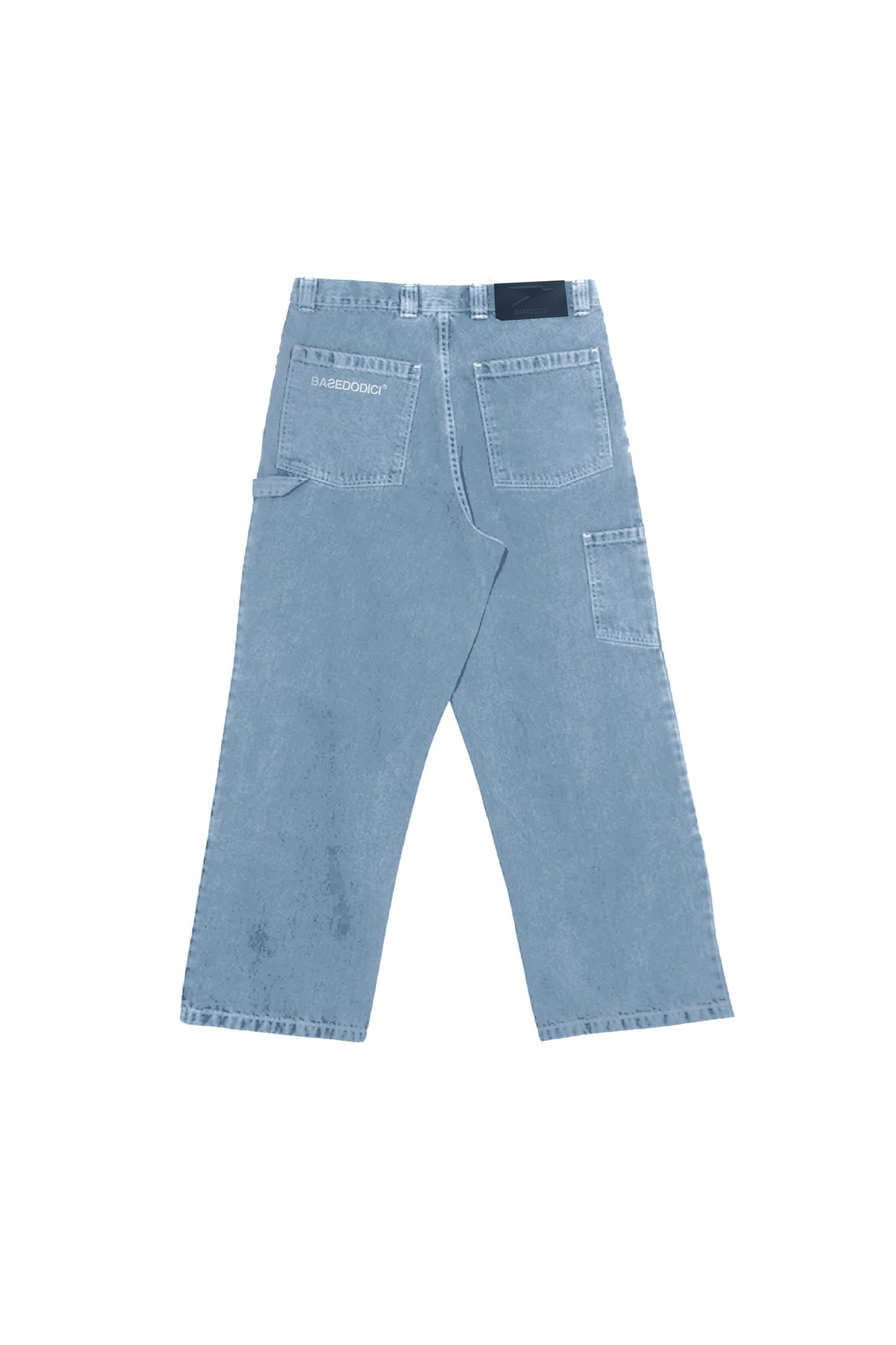 Carpenter Denim Pants “DE LA RUE À LA RUE” Light Blue